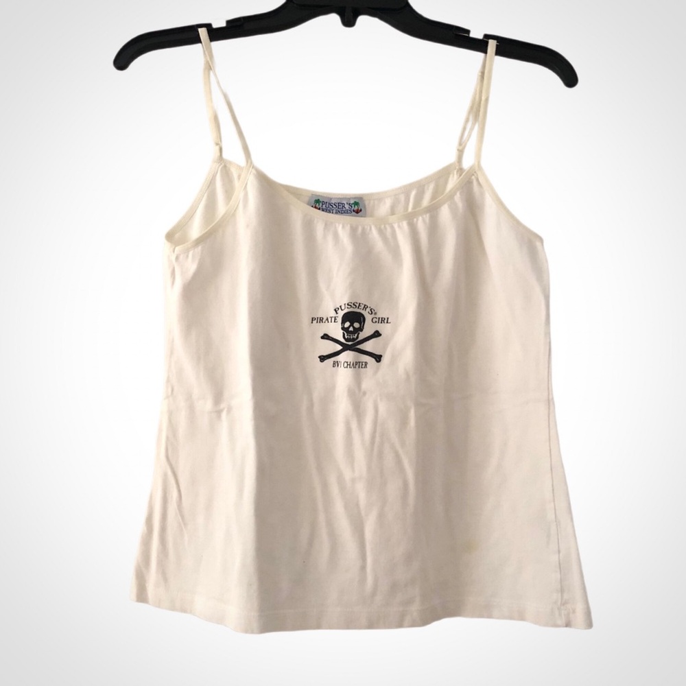VTG Pirate Pussers Girl Spaghetti Strapped Tank